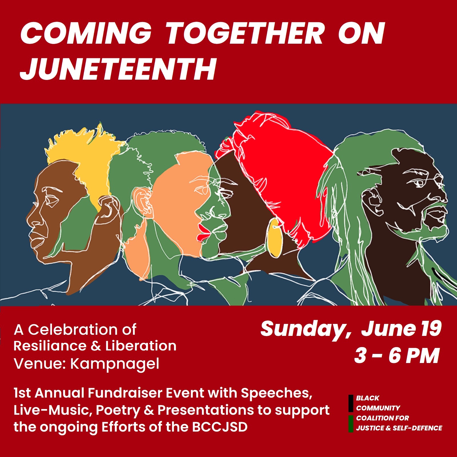 JUNETEENTH Black Community Fundraiser 2022 EN Black Community Hamburg